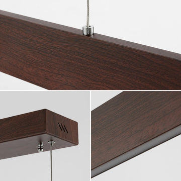 Draper Dimmable Adjustable Integrated LED Metal Linear Pendant